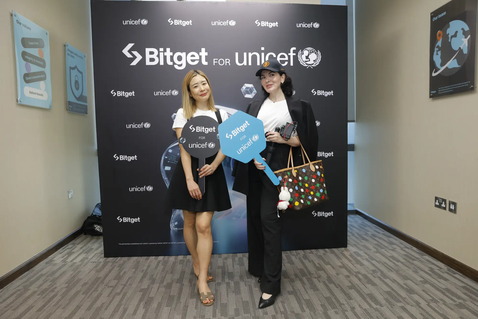 Bitget para a UNICEF Luxemburgo