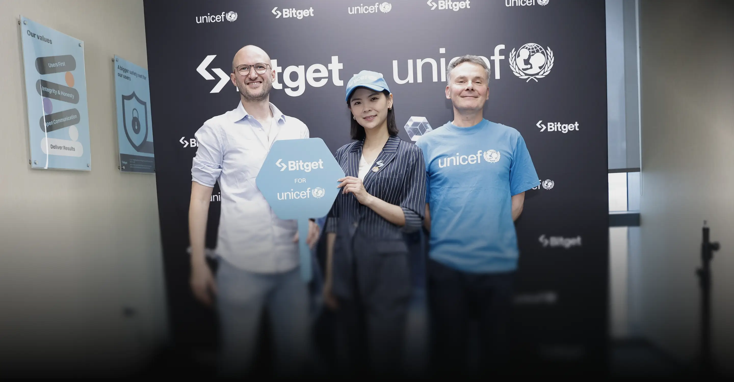 Bitget para a UNICEF Luxemburgo